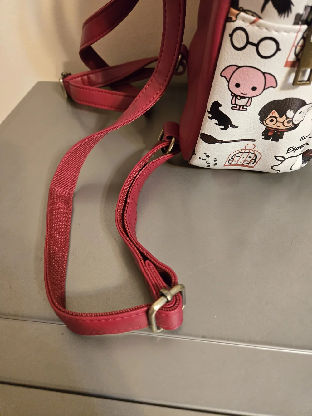 Bioworld Harry Potter Allover Chibi Character Pattern Mini Backpack